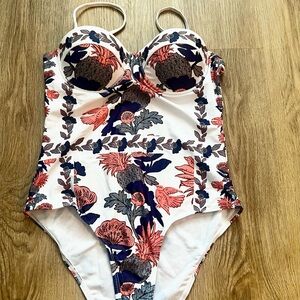 Floral Women’s One Piece Swimsuit Swimwear